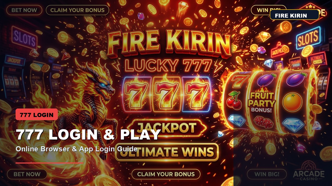 Fire Kirin 777 Login and Online Play Guide - Fire Kirin Online Gaming